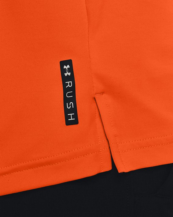Men's UA RUSH™ Energy Short Sleeve, Orange, pdpMainDesktop image number 3